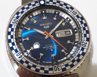 セイコー 5 スポーツ ダイバー オートマチック 7019-6000 JDM 防水 