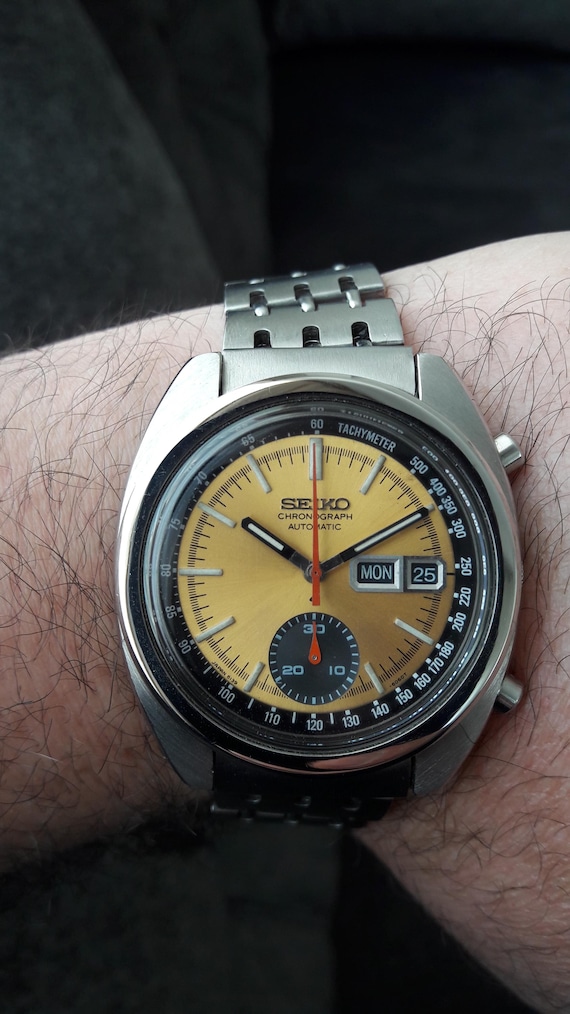 Seiko 6139-6012 Bruce Lee Automatic Chronograph Full Original 1974