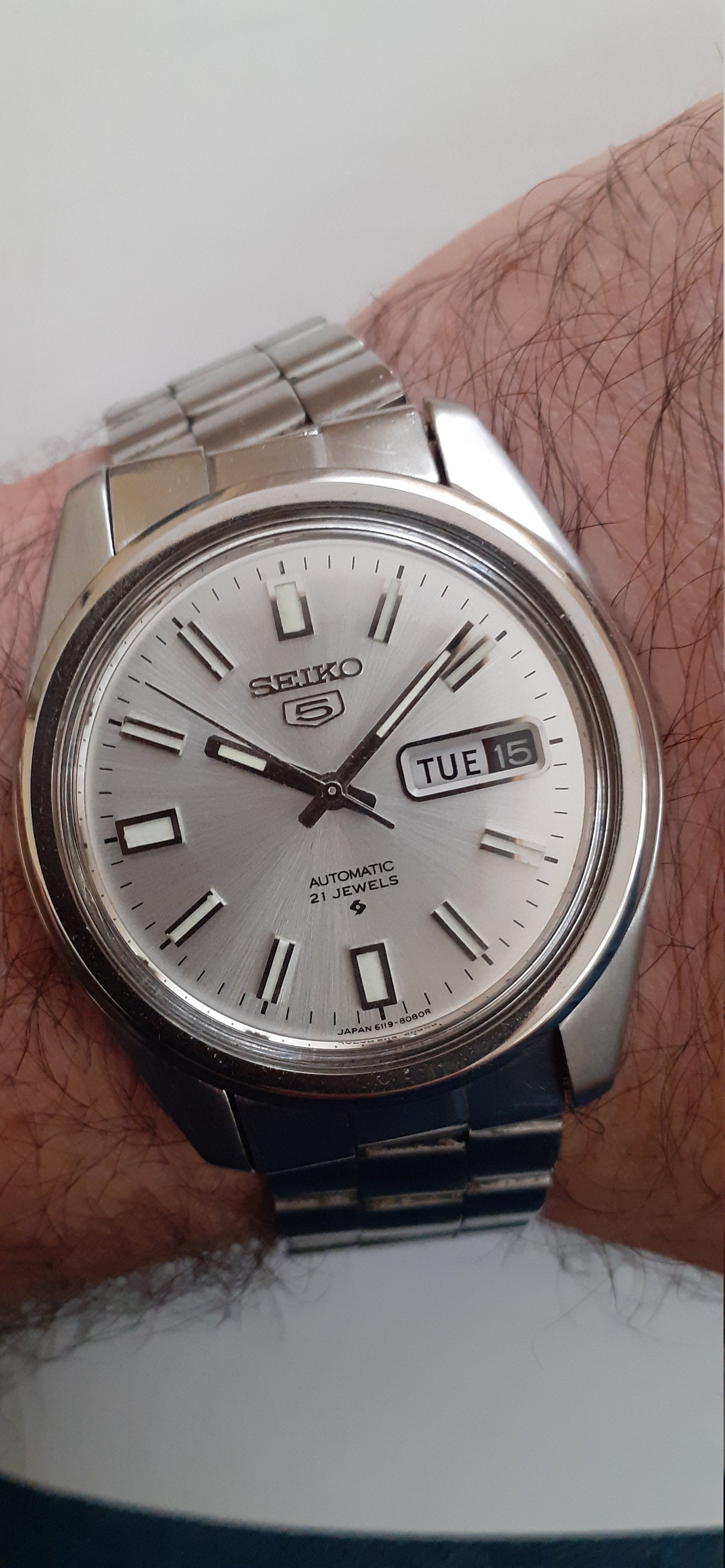 Seiko 5 Automatic 6119-8093 All Original Rare Vintage Watch - Etsy