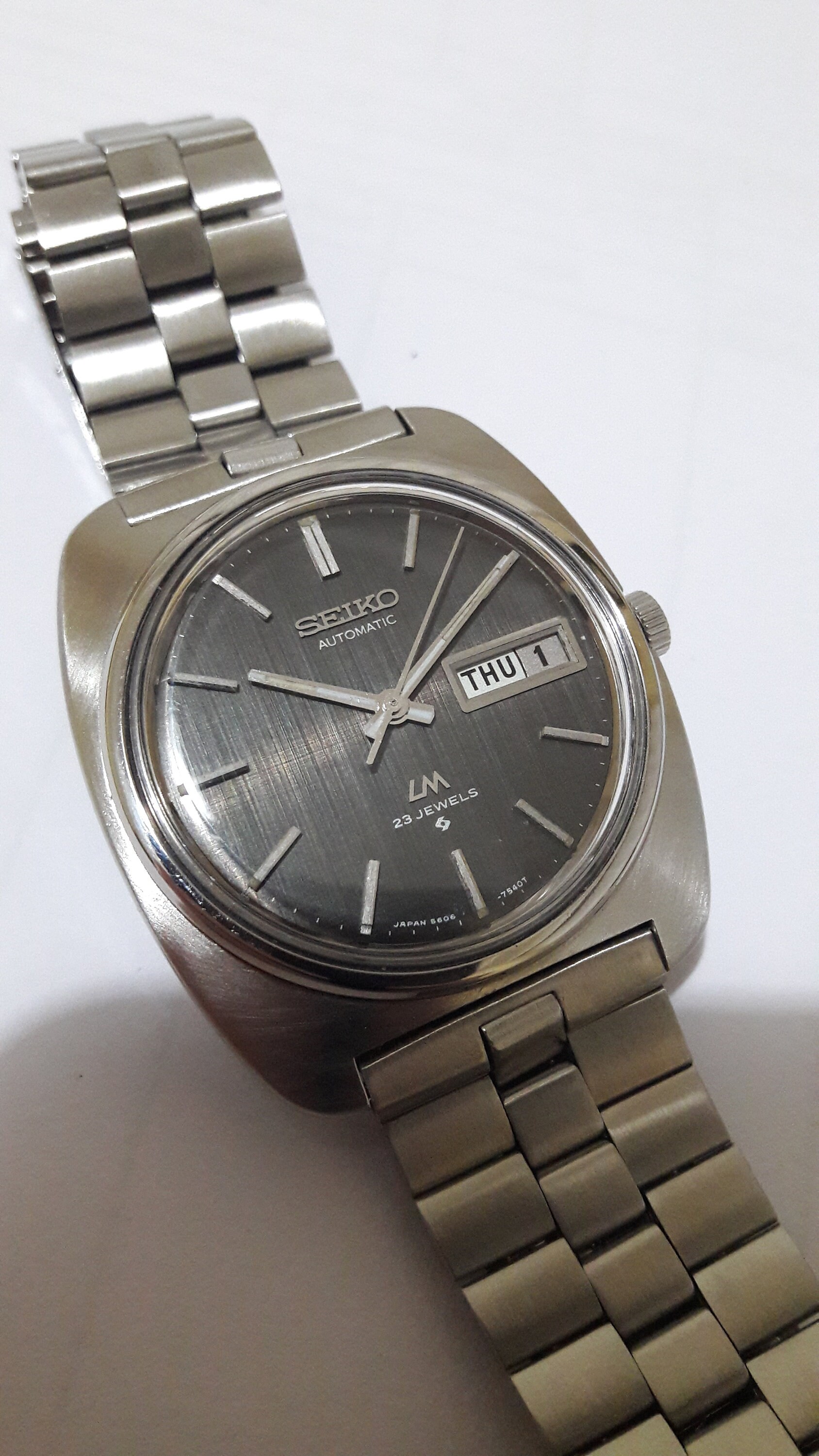 Seiko Automatik LM 5606 7220 voll original 1974 Modell seltene
