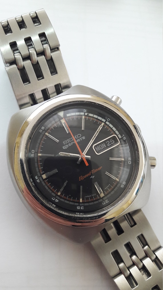 Seiko 5 Sports Speed Timer JDM 7017-6040 Full Original 1971 | Etsy