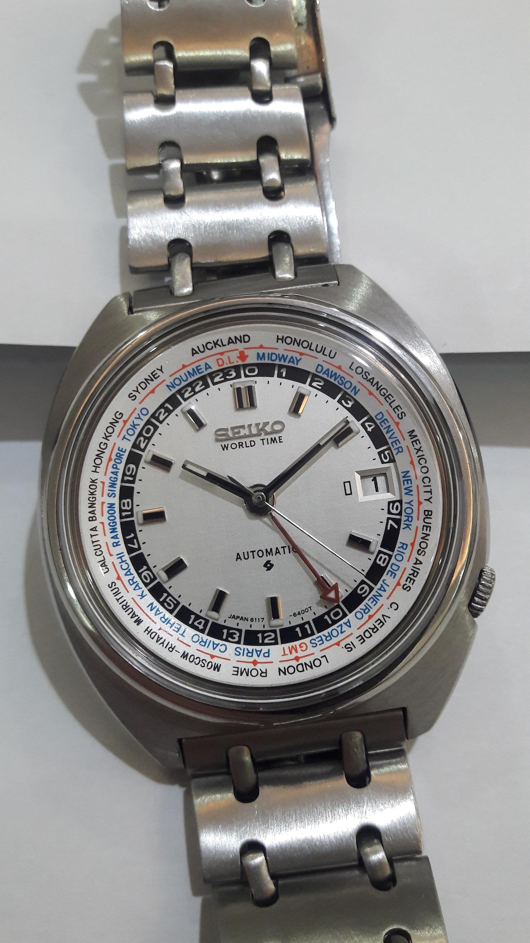 セイコー ワールドタイム GMT 6117-6400 自動巻き オリジナル