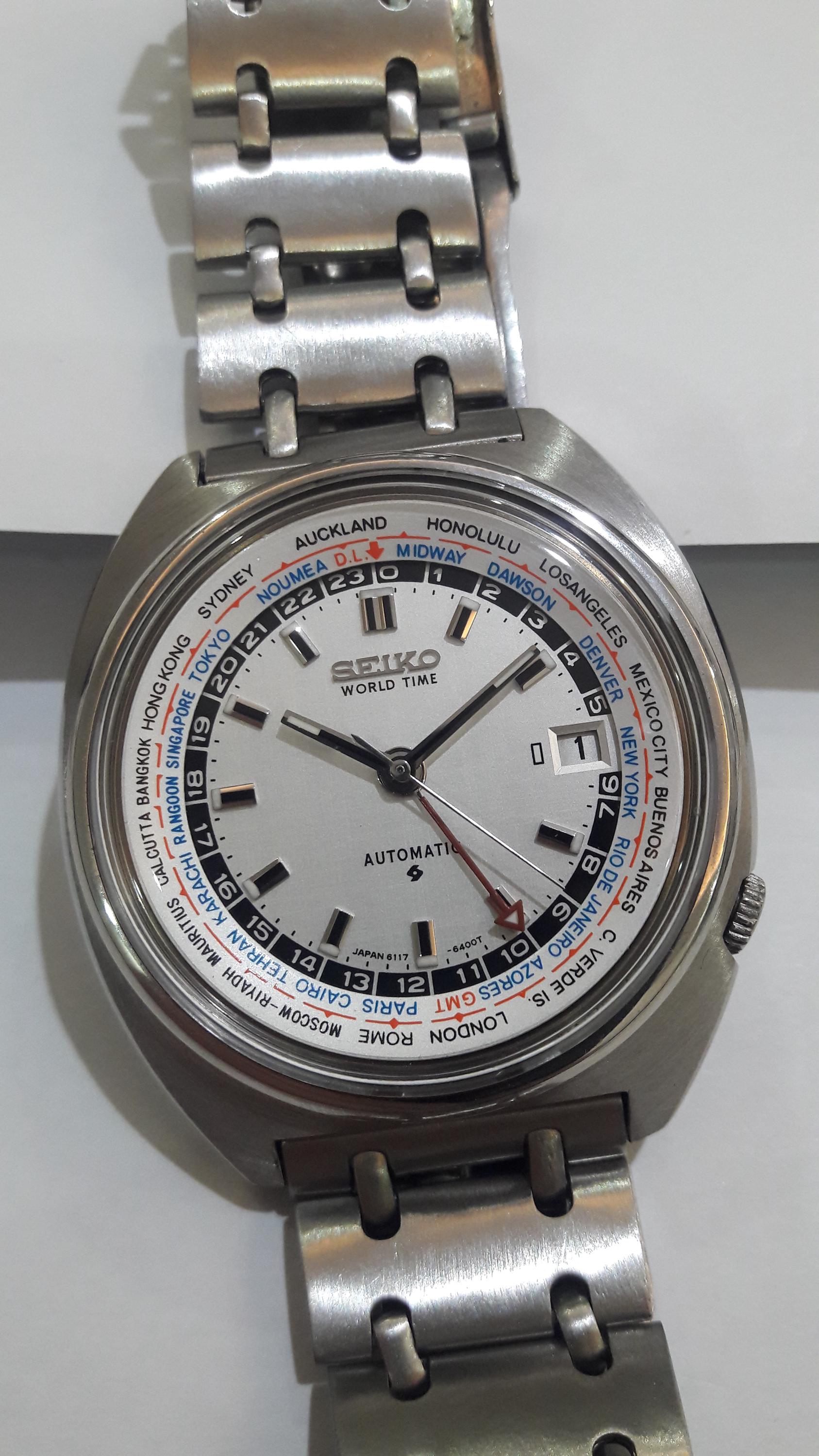 セイコー ワールドタイム GMT 6117-6400 自動巻き オリジナル