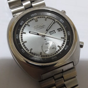 Seiko 6139-7002 automatic chronograph 1973 model very rare vintage watch