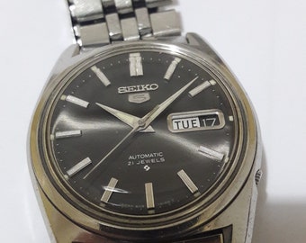 Seiko 5 Automatic 6119-8093 Full Original 1976 Model Rare - Etsy