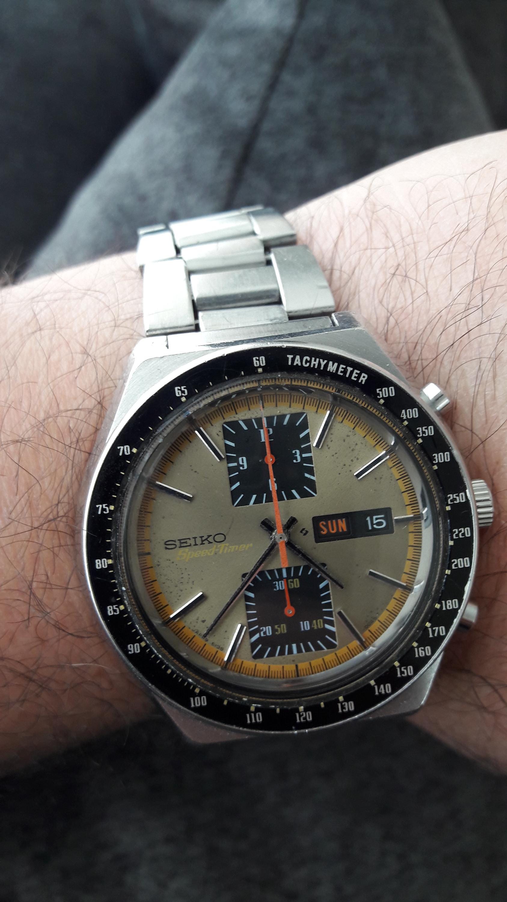 Seiko Kakume Speed Timer Jdm 6138-0030 Automatic Chronograph