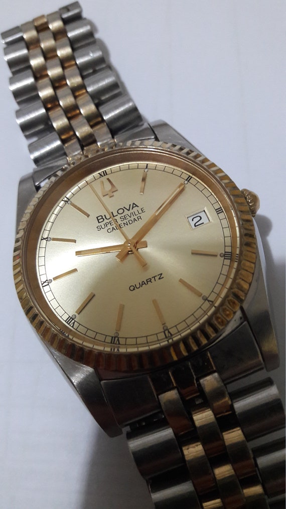 Bulova Quartz rolex Model Rare Vintage Watch | Etsy Australia