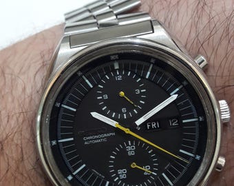 Vintage Seiko 6138-3002 Jumbo Automatic Chronograph %100 Original