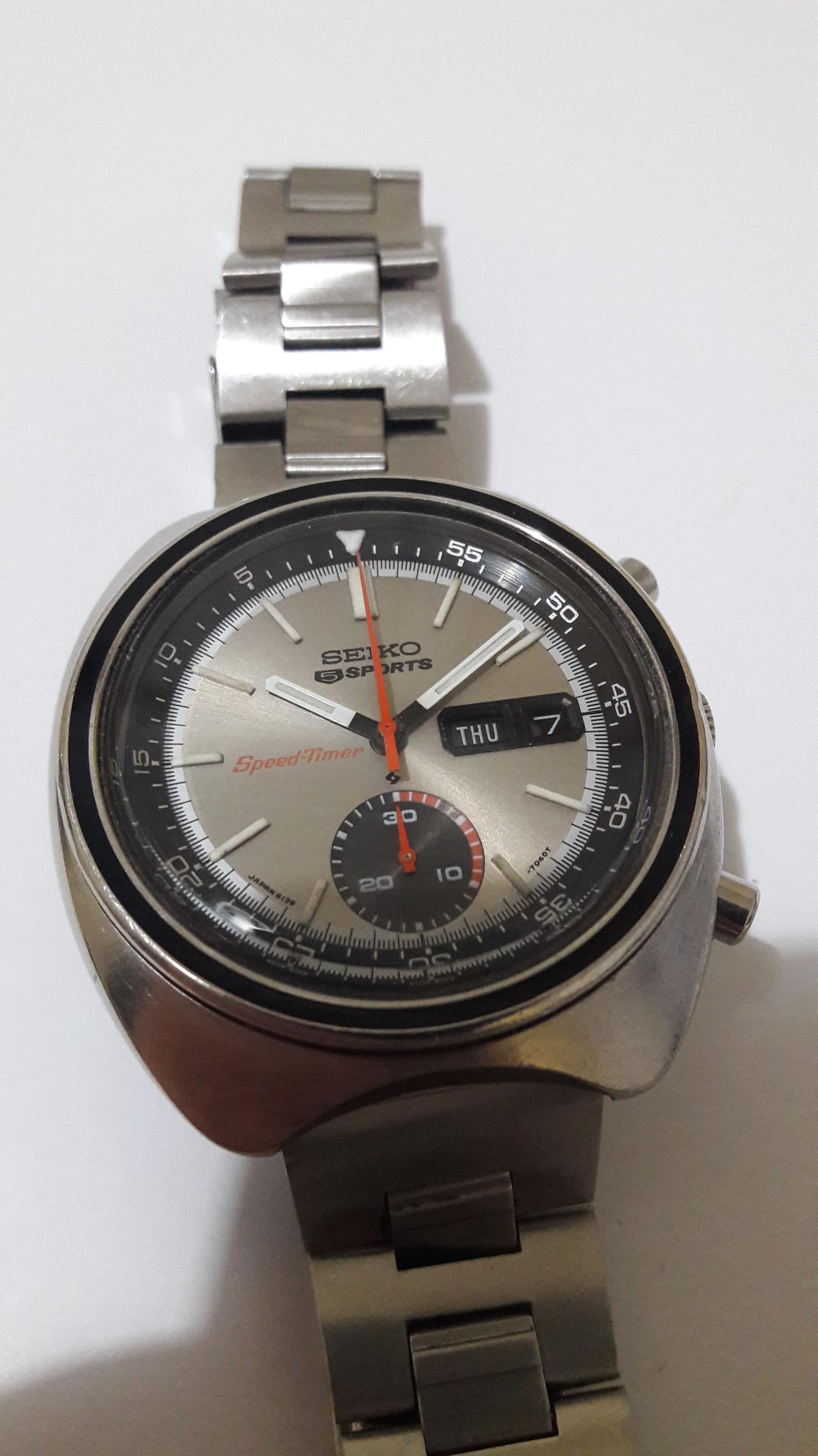 Seiko 6139-7020 Automatic Chronograph: Vintage 