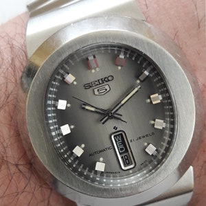 Reloj Seiko 5 automático 6119-5450 &quot;diamatic&quot; modelo 1974, completamente original, vintage, muy raro.