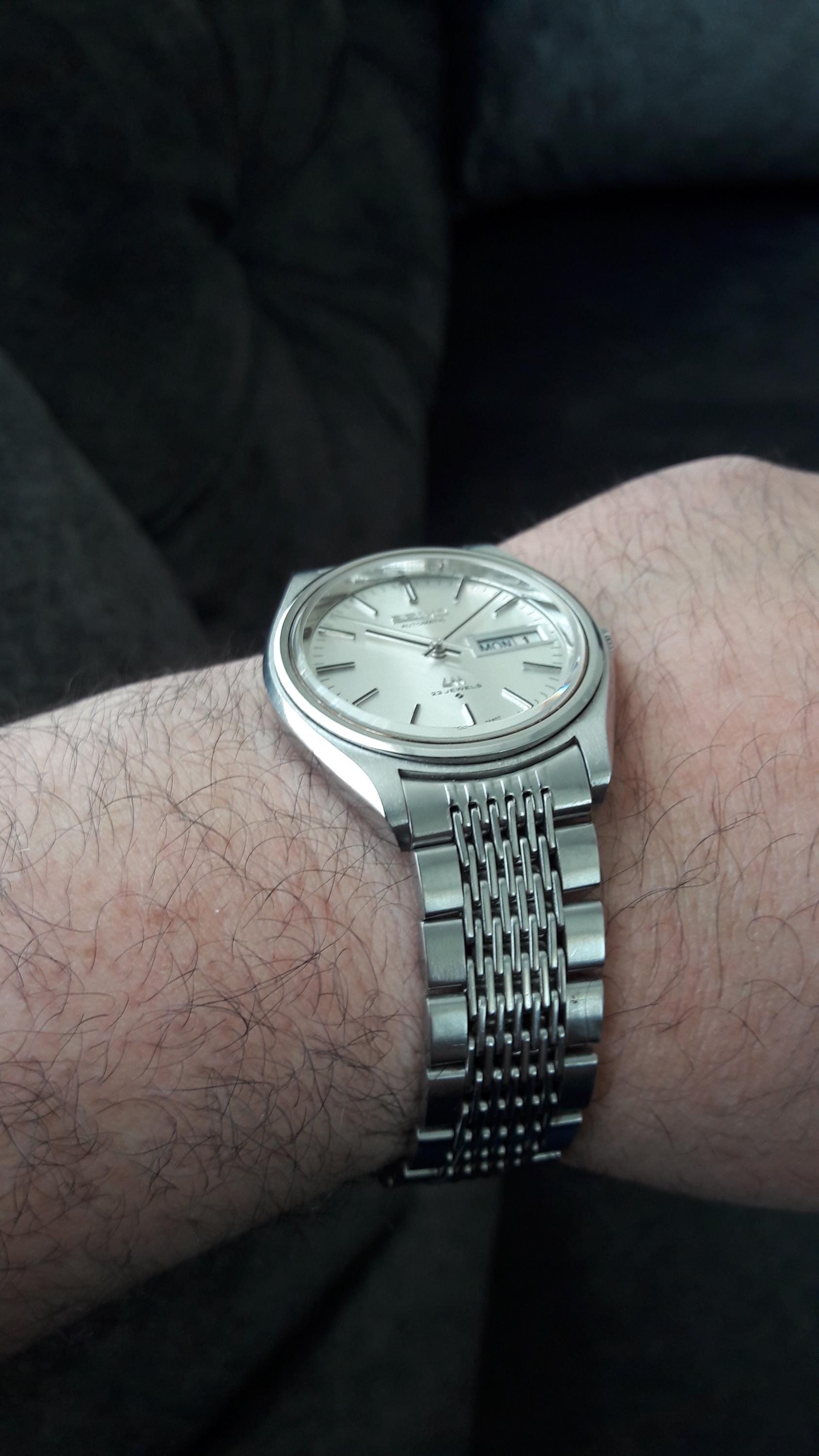 1990 Vintage Seiko Spirit JDM Quartz Watch 34mm All Stainless 