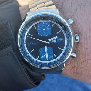Seiko automatic chronograph john player special 6138-8030 original 1976 model rare vintage Watch  very good condition