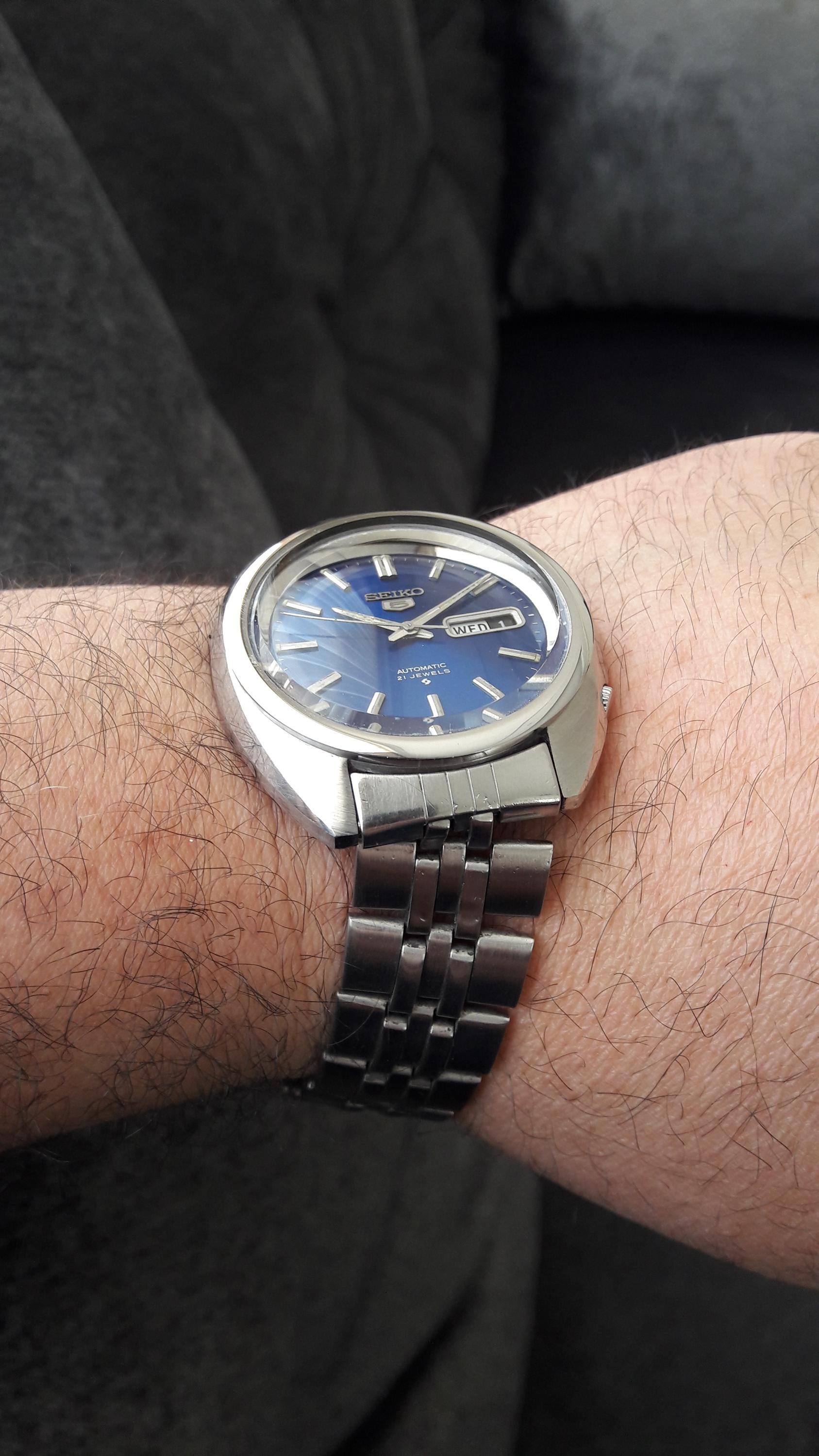 Seiko 5 Automatic 6119-8540 Blue Dial Full Original 1975 Model