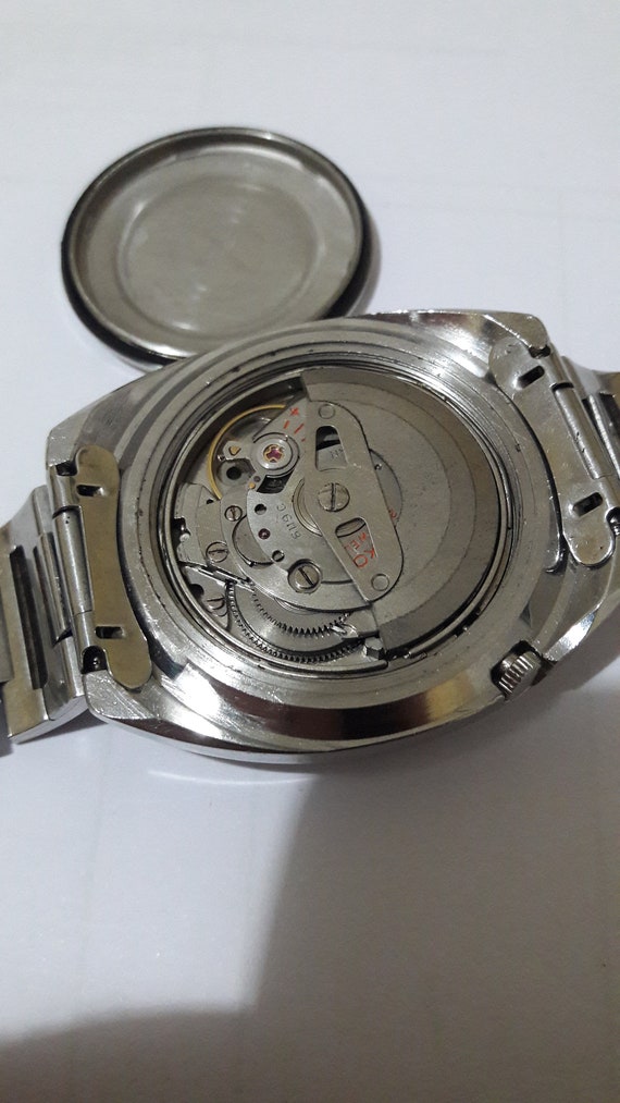 Seiko 5 Automatic Jumbo Case Blue Dial Full Original Watch