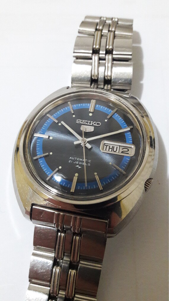 Seiko 5 Automatic 7019-7130 Full Original 1974 Model Rare - Etsy UK