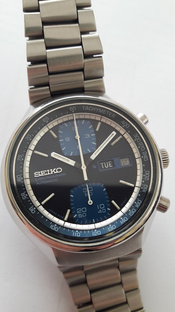 Buy Seiko Automatic Chronograph 6138-8030 John Player 1977 Model Online in  India - Etsy