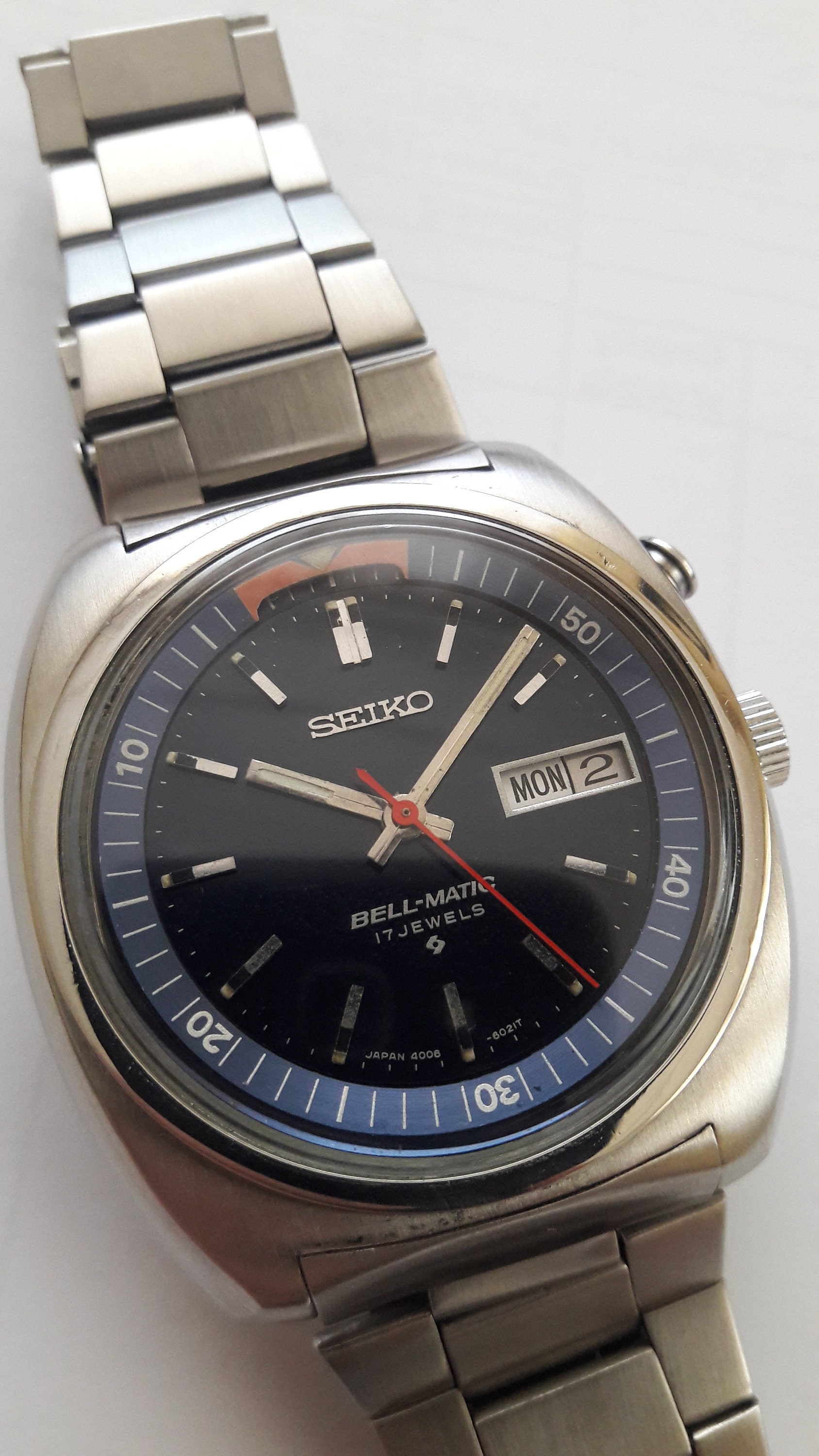 Seiko Automatic Bellmatic Alarm 4006-6031 Jumbo 1974 - Etsy