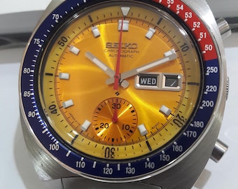 Cronografo automatico Seiko Pogue Pepsi Bezel 6139-6002 del 1977