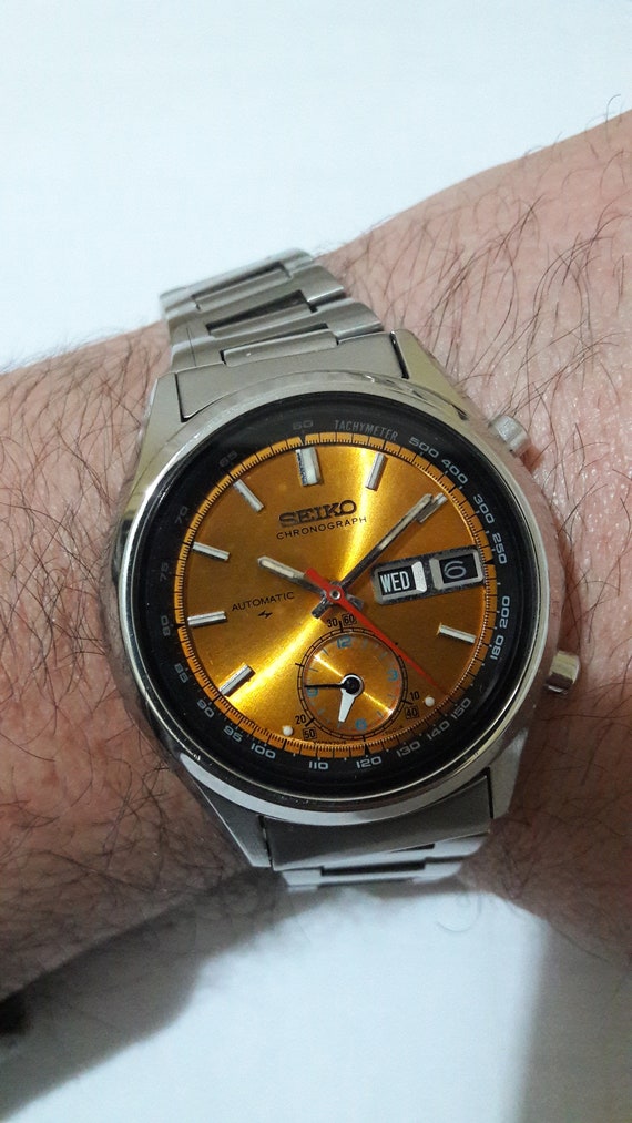 Seiko 7016 flyback chronograph sale