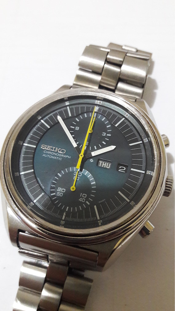 Seiko 6138-3002 jumbo automatische chronograaf zeldzame | Etsy België