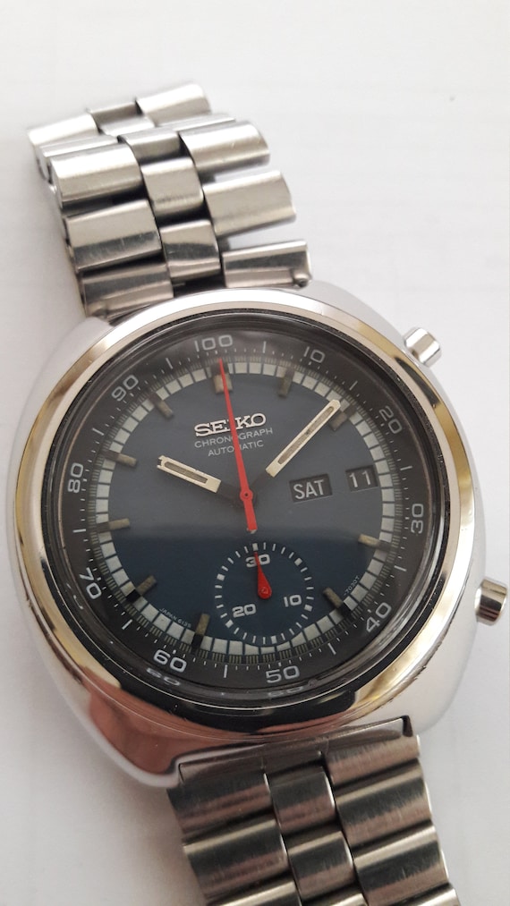 Seiko Chronograph Very Rare 1975 Etsy Israel