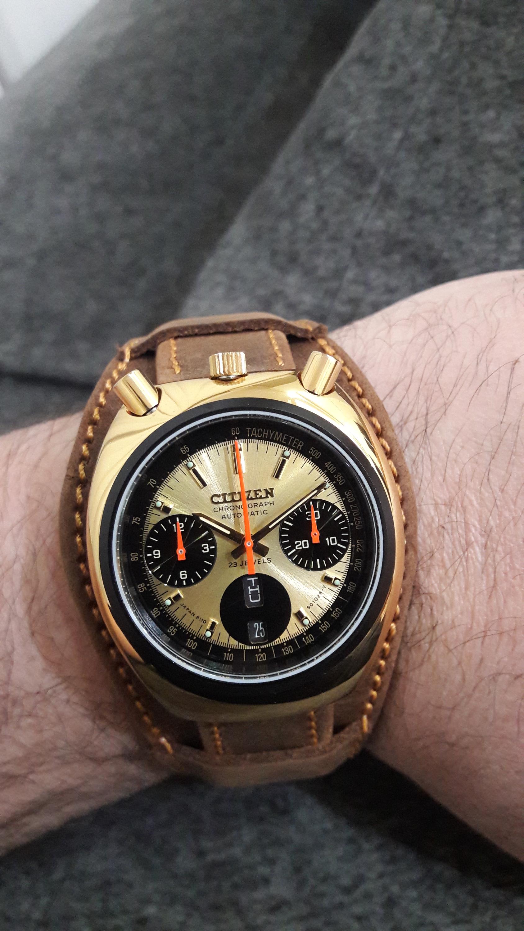 Citizen bullhead chronograph - Etsy 日本