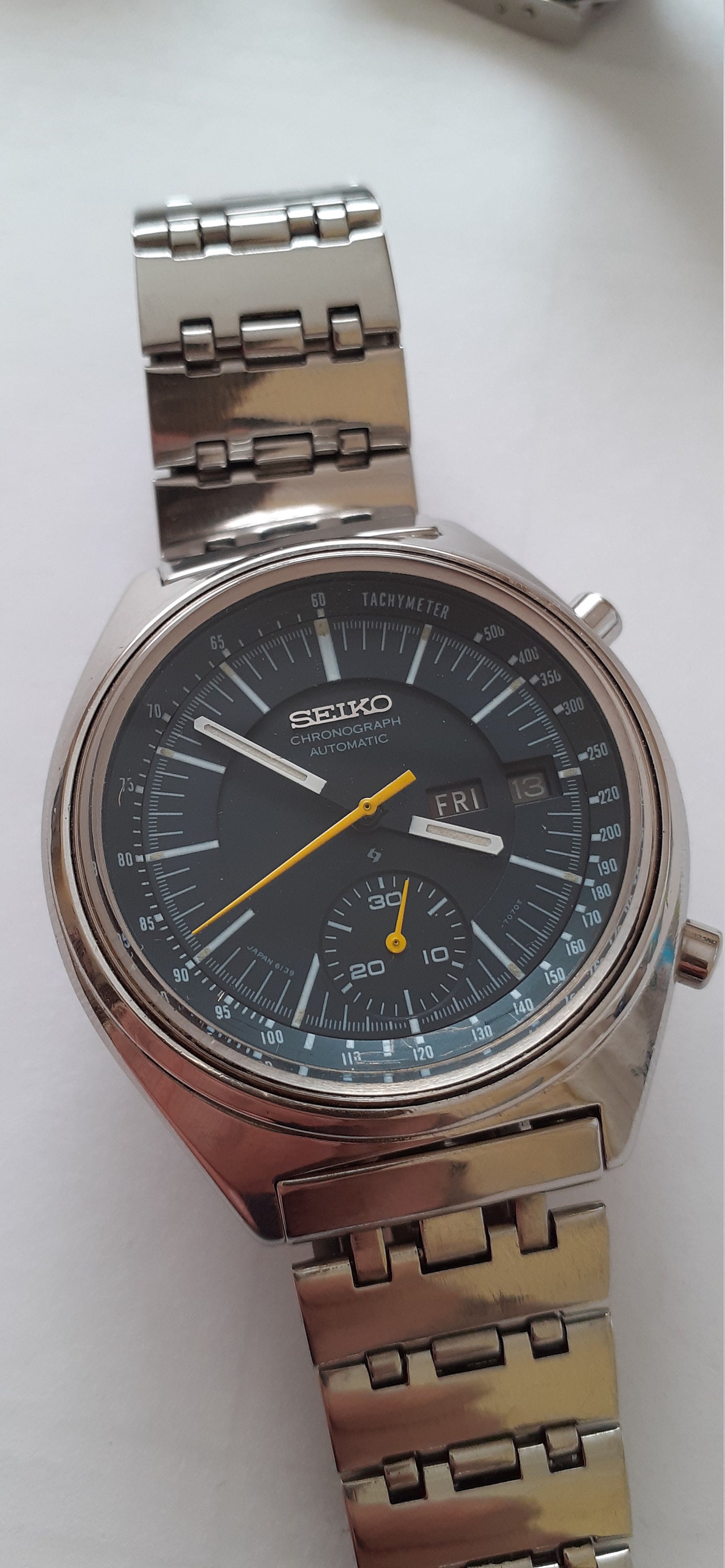 Seiko 6139-7070 Automatic Chronograph Rare Vintage Watch - Etsy