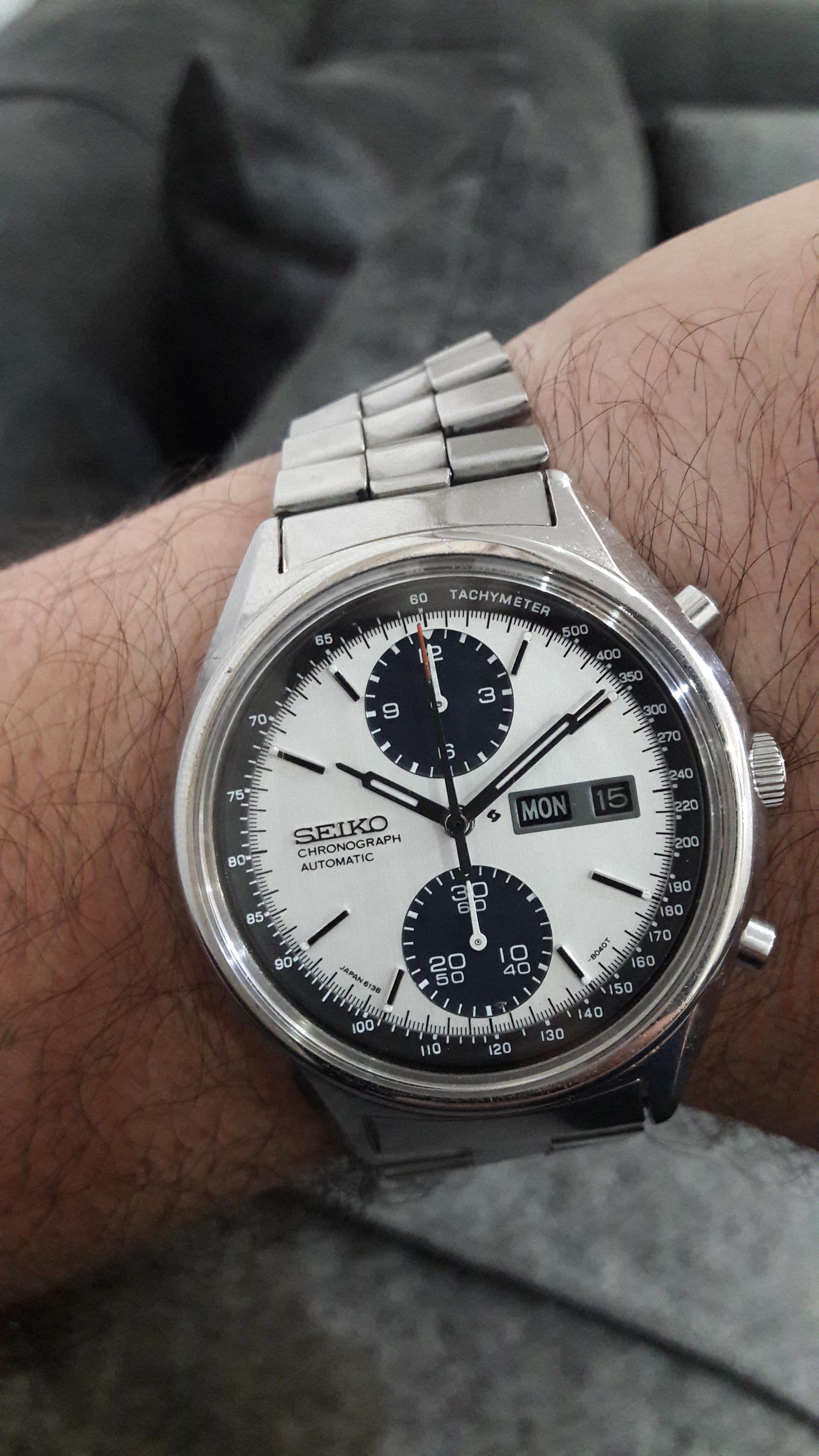 【希少】SEIKO6138-8020　パンダ 自動巻 希少】SEIKO6138-8020 パンダ 自動巻 ヴィンテージ セイコー パンダ