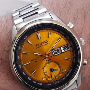 Seiko 7016-7000 Automatic Chronograph and Flyback Very Rare - Etsy