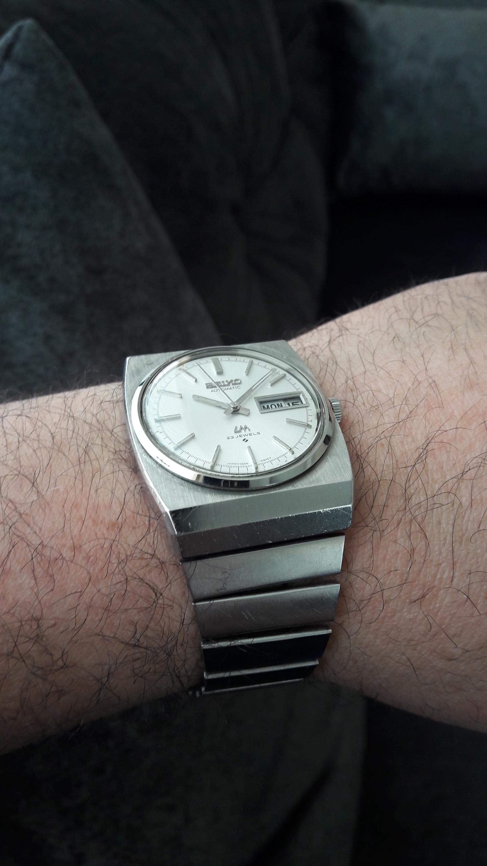 Seiko Lm 5606-6020 Automatic Full Original 1973 Model Very Rare