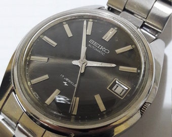 Vintage SEIKO 7005-7080 Orologio automatico Uomo 17 Gioielli | Etsy Italia