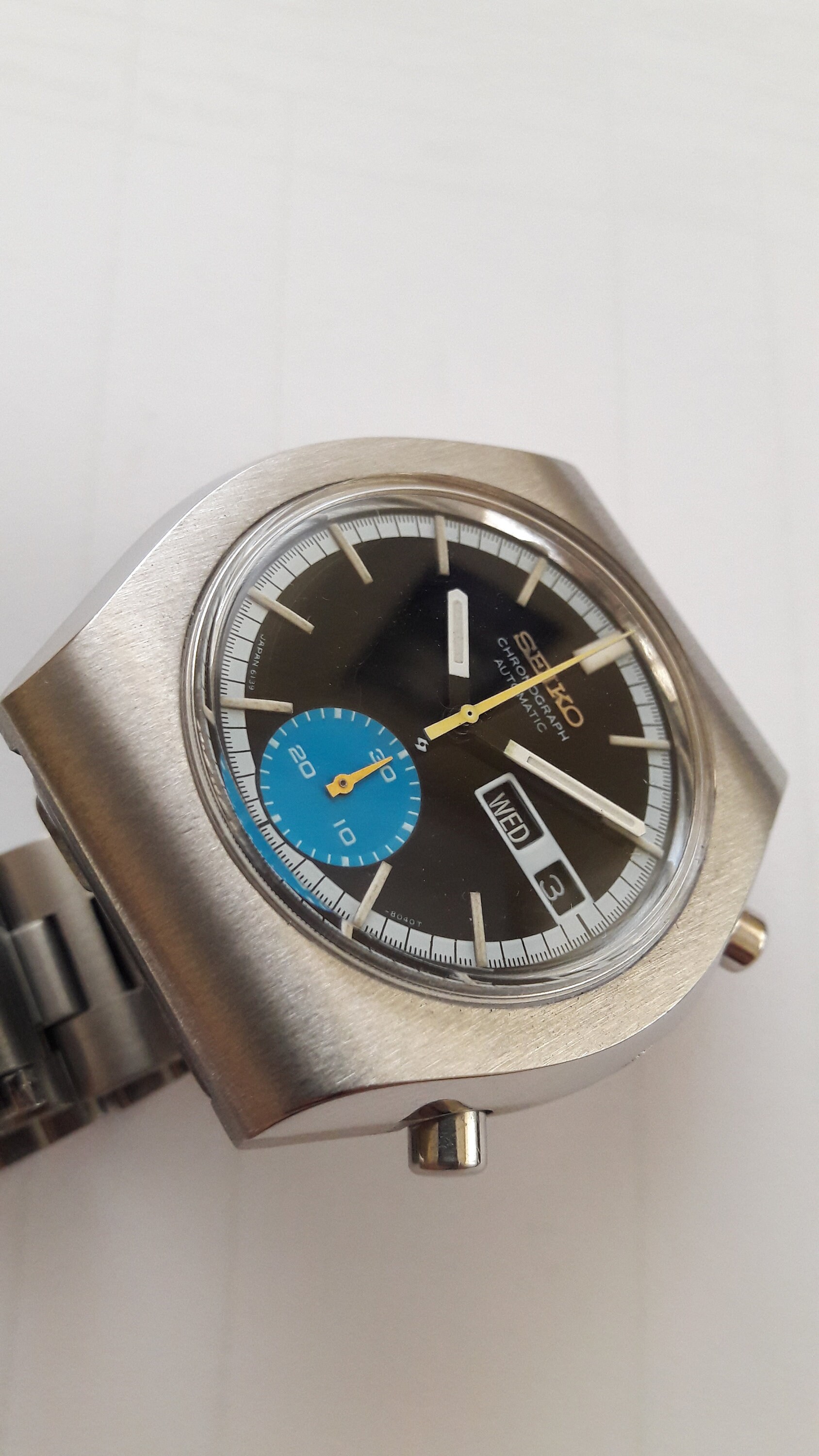 Seiko 6139-8020 Automatic Chronograph Rare Vintage Watch - Etsy
