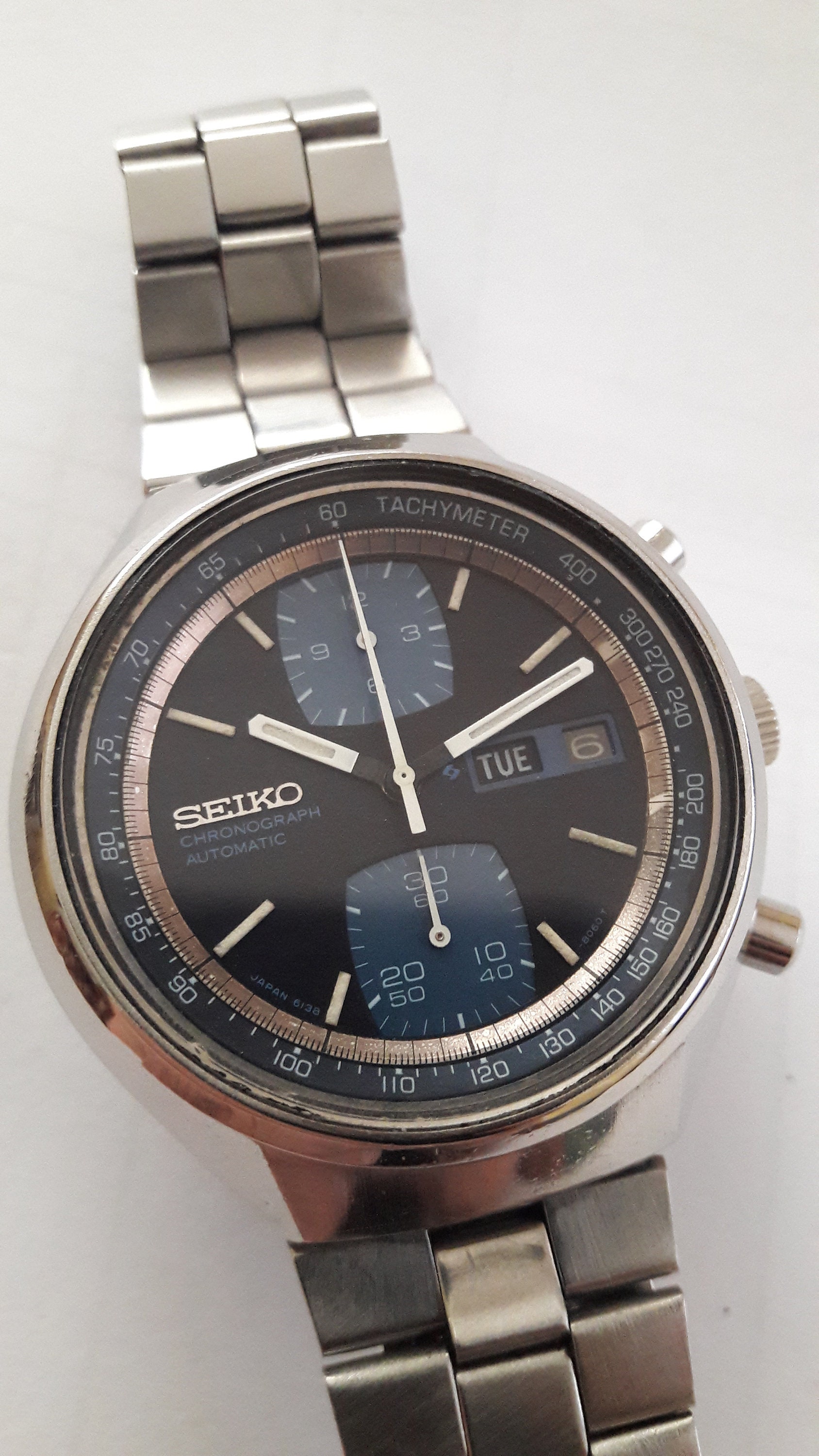 Buy Seiko John Player Special 6138-8030 Automatic Chronograph Full Online  in India - Etsy