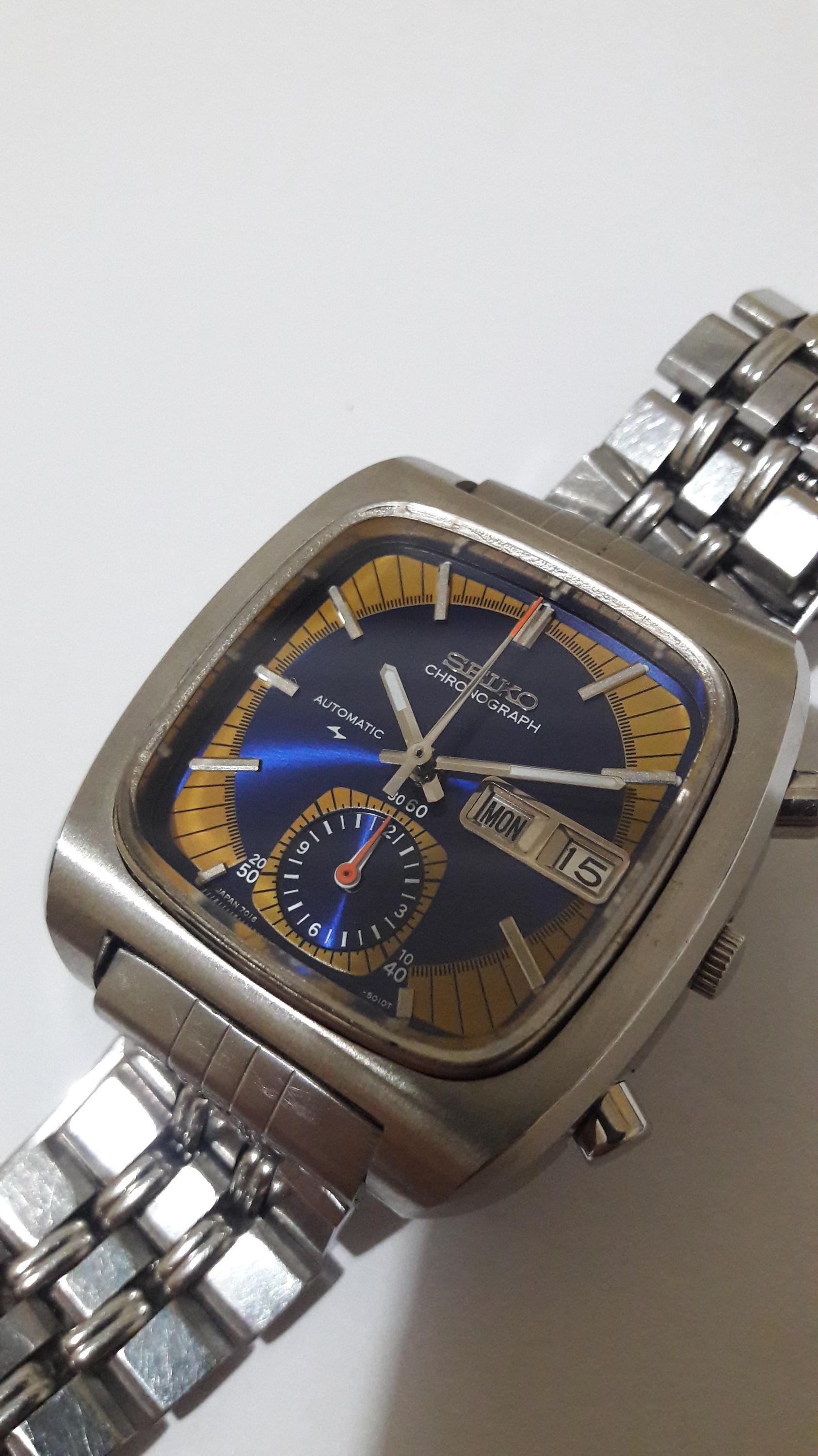 Seiko Monaco Automatic Chronograph and Flyback 7016-5011