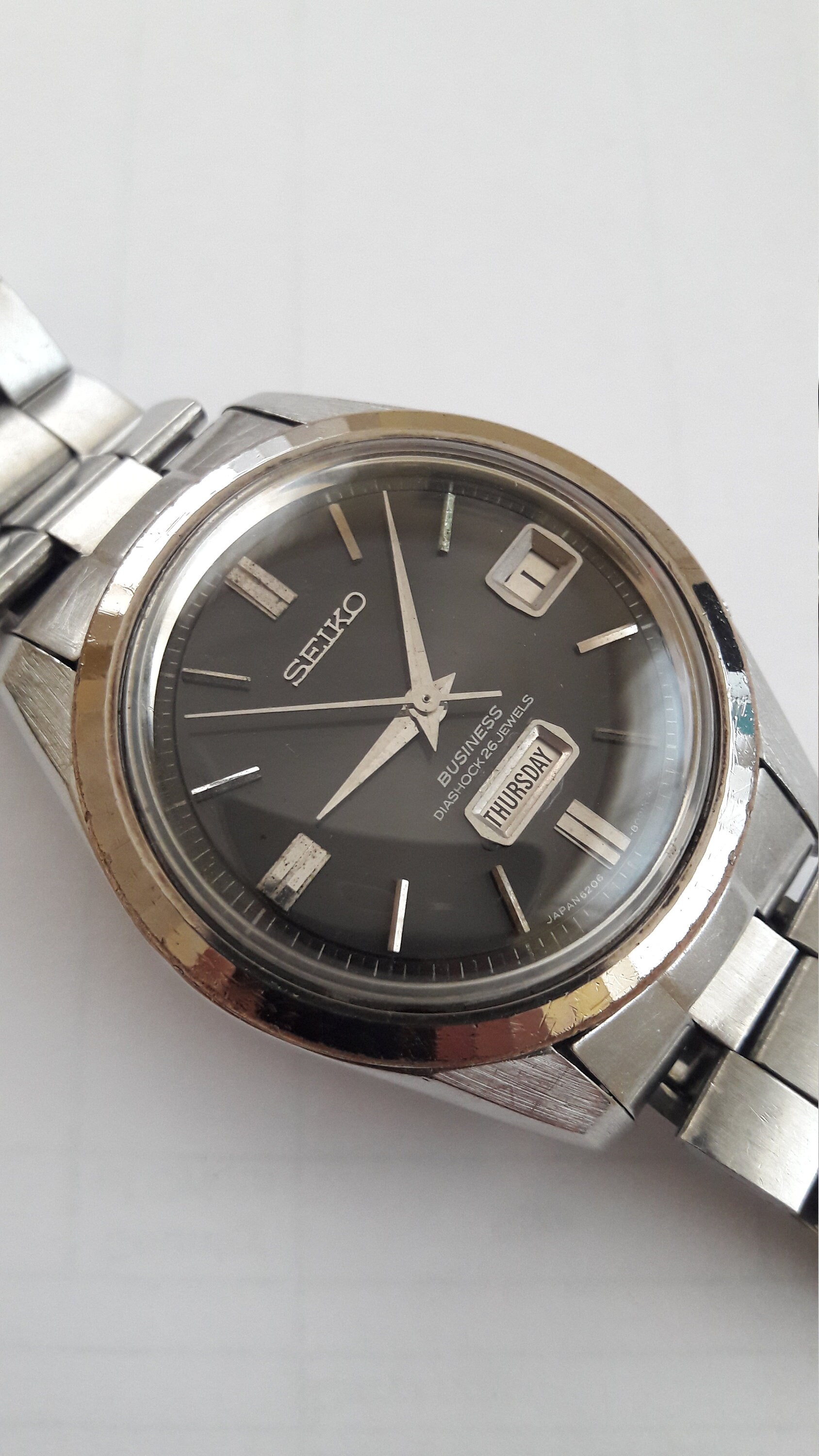 Seiko Automatic Very Rare business 1967 Model 6206 8100 Vintege Watch 26 Jewels Etsy