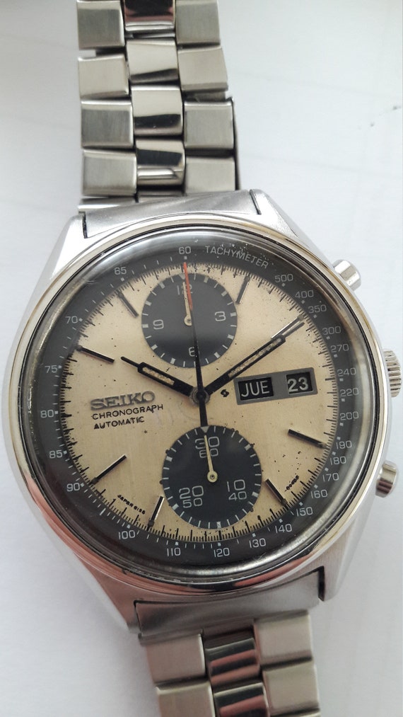 Seiko 6138-8020 Panda Original Automatic Chronograph 1977 - Etsy