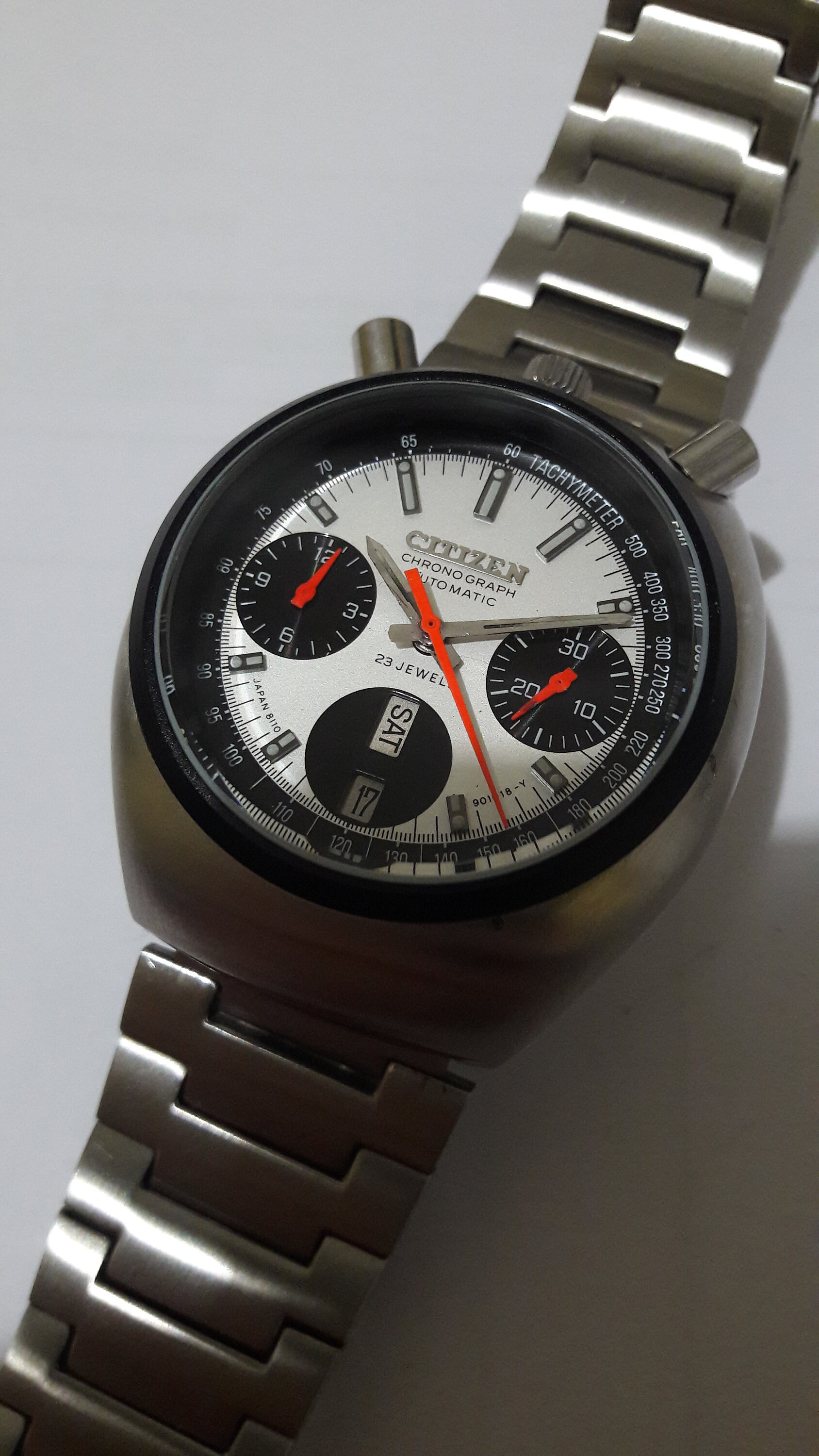 Vintage citizen bullhead clearance chronograph