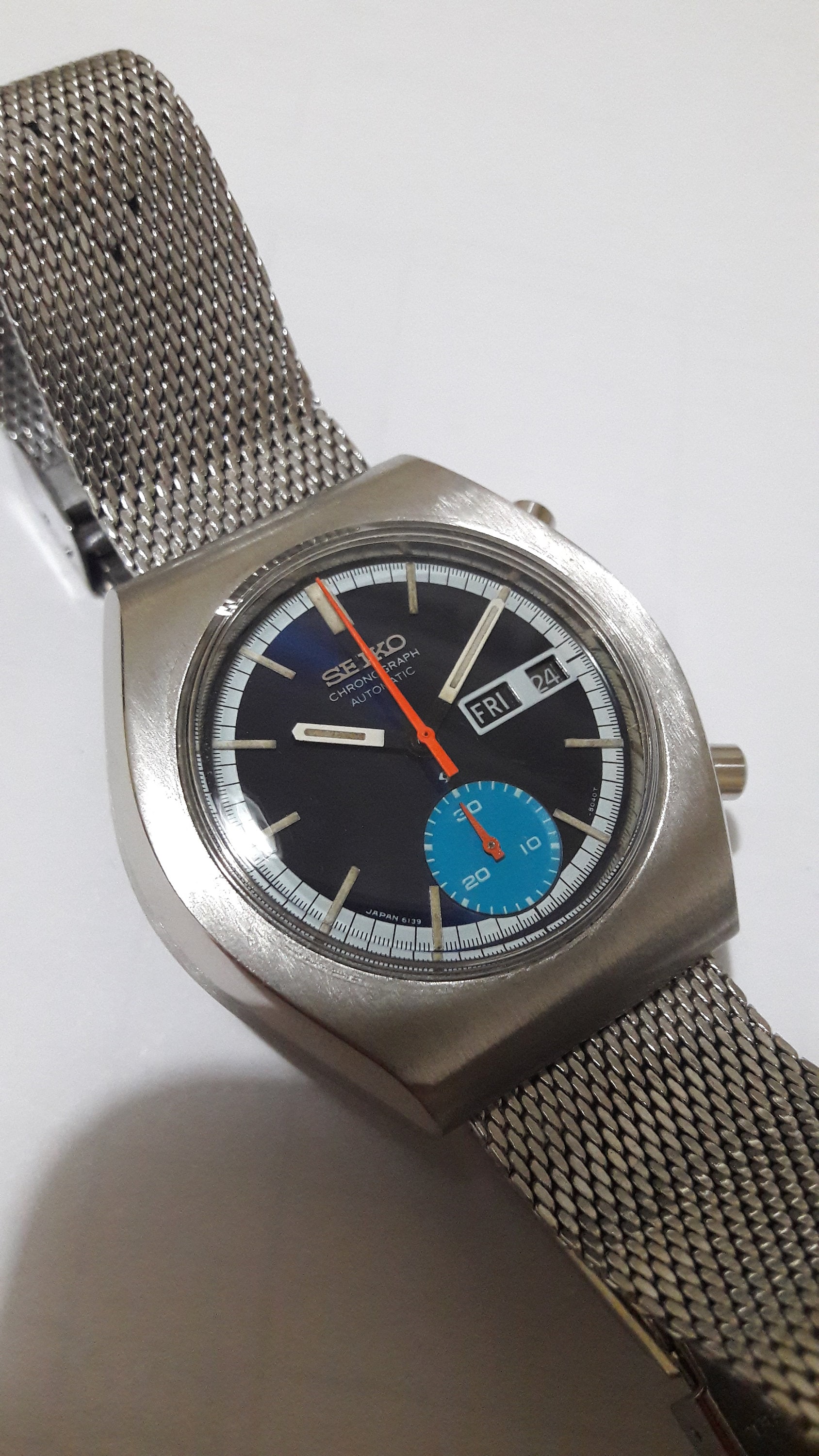 Seiko Rally 6139-8020 Automatic Chronograph (1973-october) Model