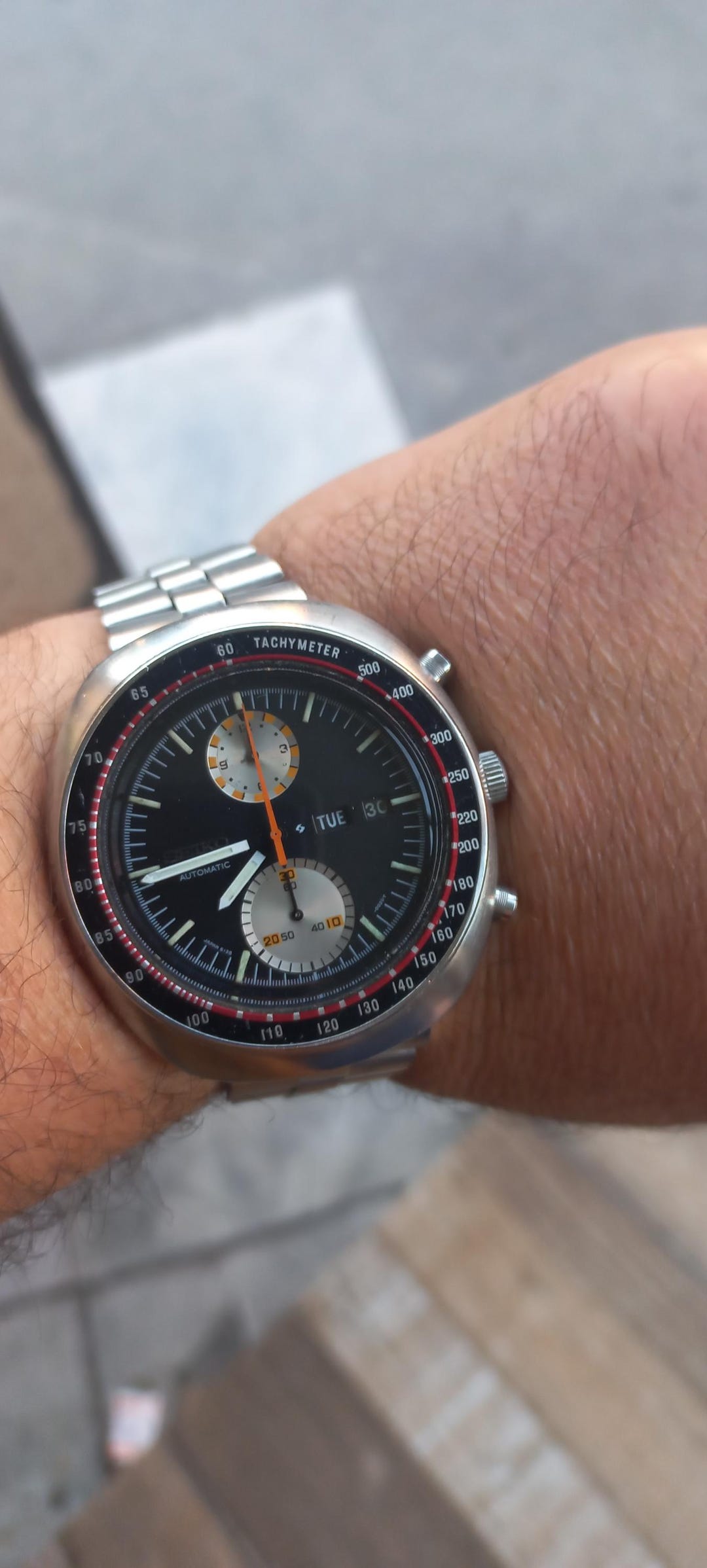Seiko Automatic Chronograph 6138-0011 Ufo Yatchman Original 1974