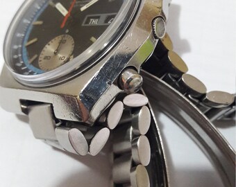 Seiko 6139-7080 Hexagon Automatic Chronograph Rare Vintage