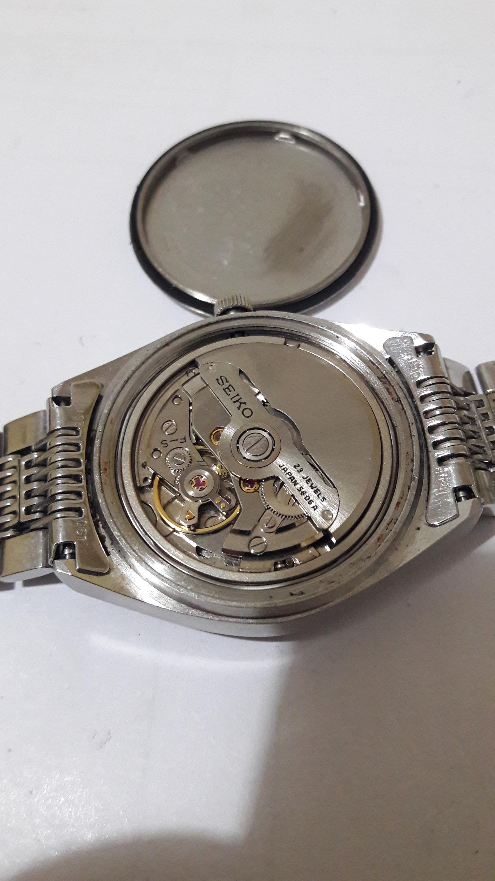 Vintage Seiko LM Automatic Watch: Silver Tone Dial, JDM 1973 - Etsy