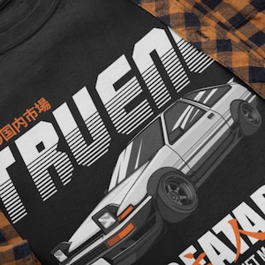 AE86 Trueno Downhill Touge Master Drift Burnout JDM Toyota Levin Initial D T-Shirt Gift Unisex