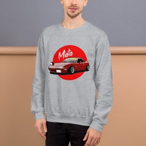 Mazda Miata MX-5 MX5 NA Red Mk1 Roadster JDM Sweatshirt Gift Unisex