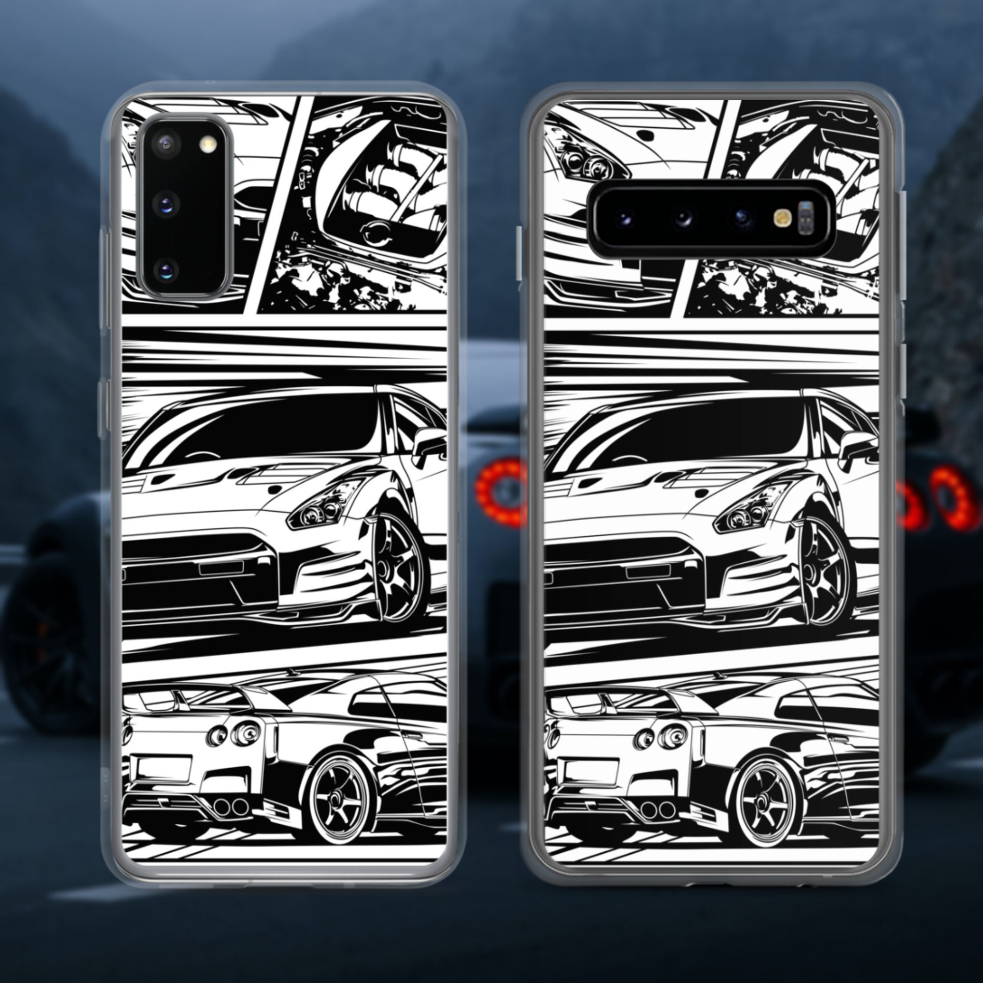 R35 GT-R Samsung Case | JDM Cadeau Samsung Case S10 S10+ S10e S20 S20 fe S20 Plus S20 Ultra S21 S21 Plus S21 Ultra cas