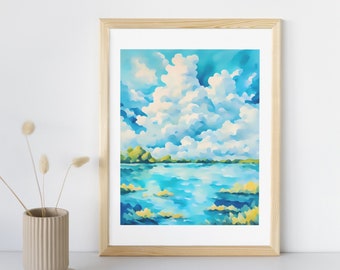 Cumulus View | 8x10 Giclee Art Print