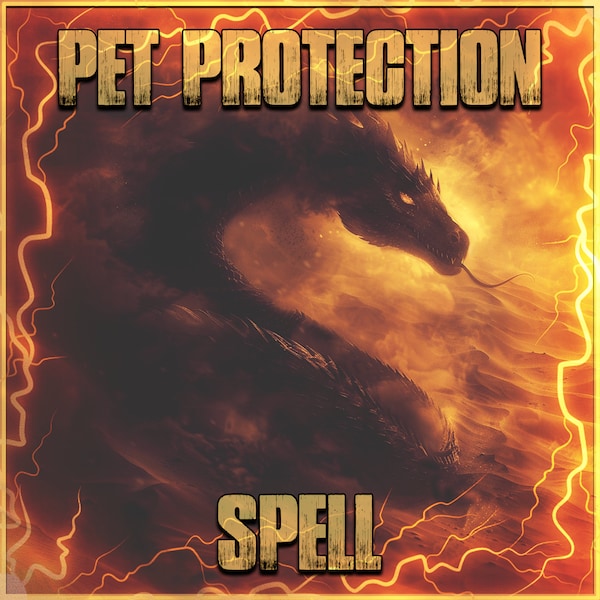 Pet Protection Spell. Protection From Physical Or Metaphysical Attacks. Keep Them From Getting Lost Or Theft. Same Day Spell.