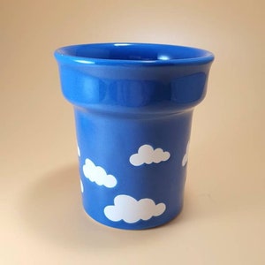Wächtersbach Wolken Becher 70er Jahre Seventies Retro Mid Century Waechtersbach beaker with clouds WGC WGP Sammlerstück selten,icon