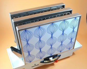 Siemens Toaster TT 4500 Vintage Mid Century Modern, Space age, Op Art, Vasarely, icon, Seventies