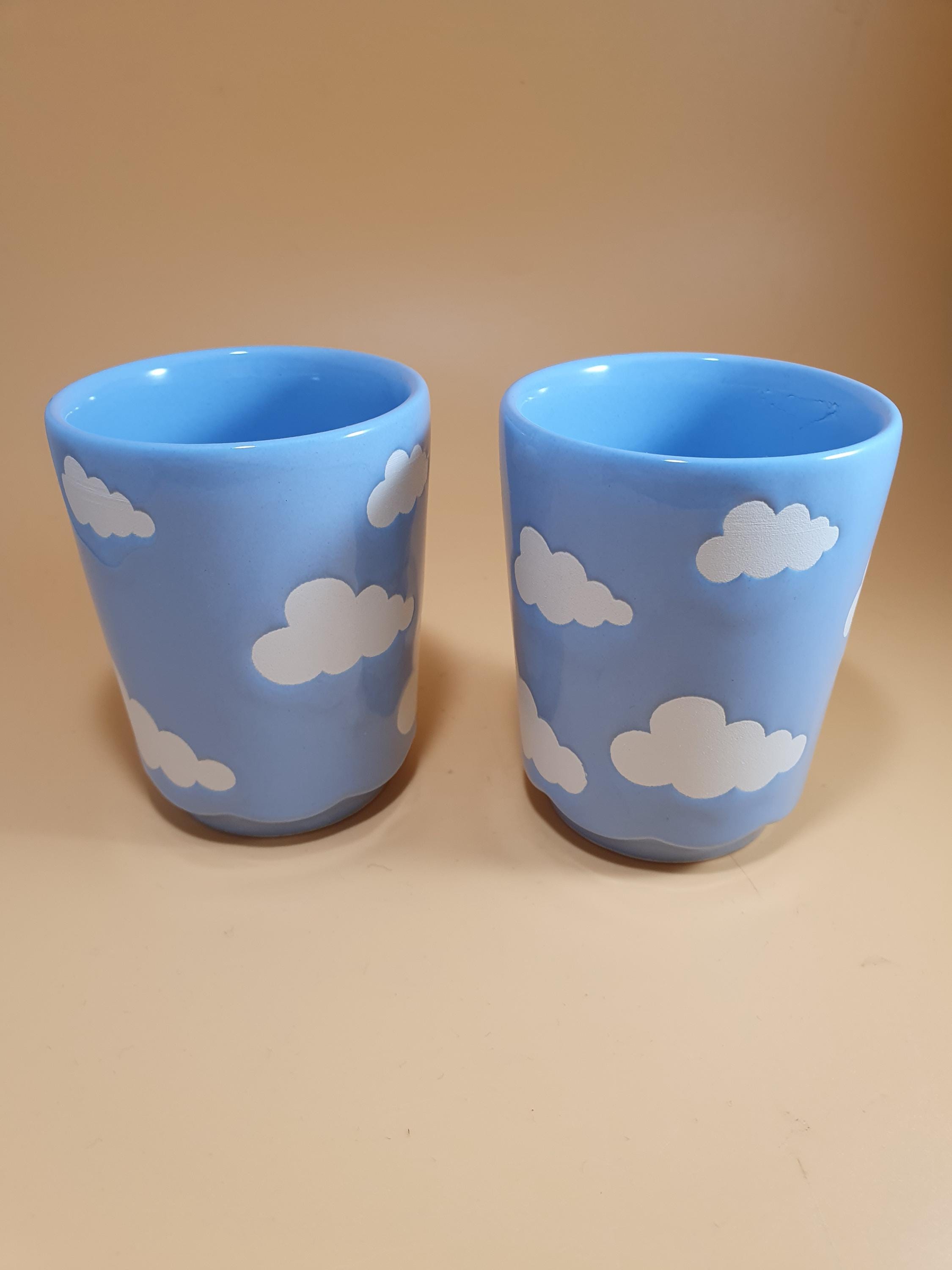 ⚡1920年代・手彩色ティーセット: ドイツ・フラウロイト Rosenthal ローゼンタール コバルト金彩葉文 カップ＆ソーサー