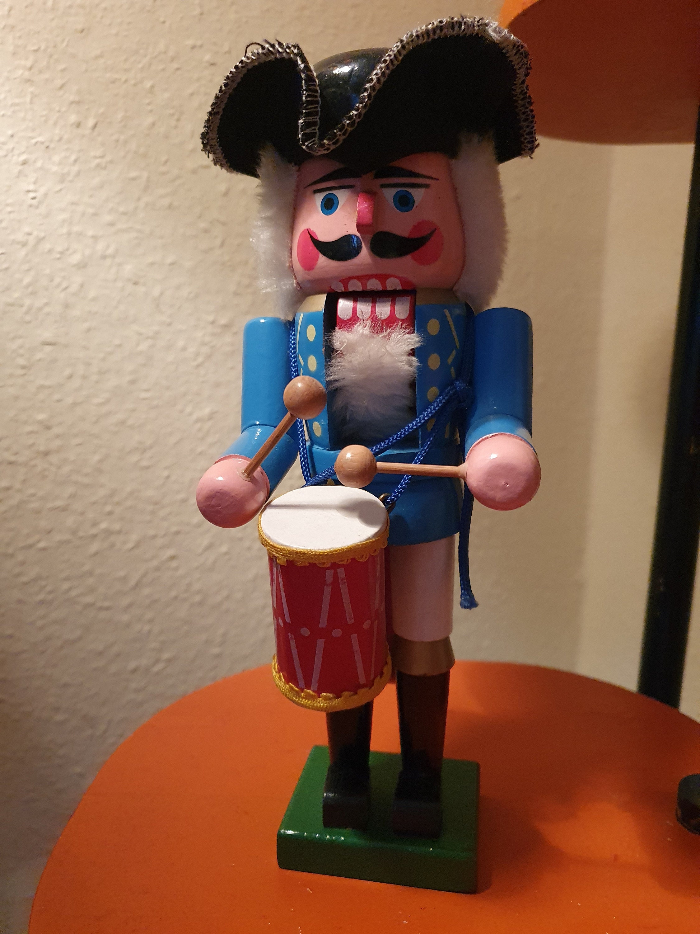 Nutcracker Nutcracker Drummer Drummer Light Blue Vintage Etsy